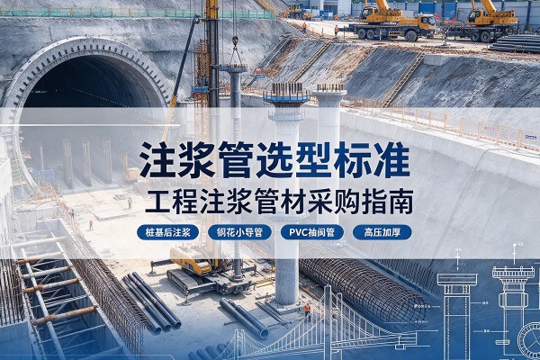 肥城注浆管选型标准